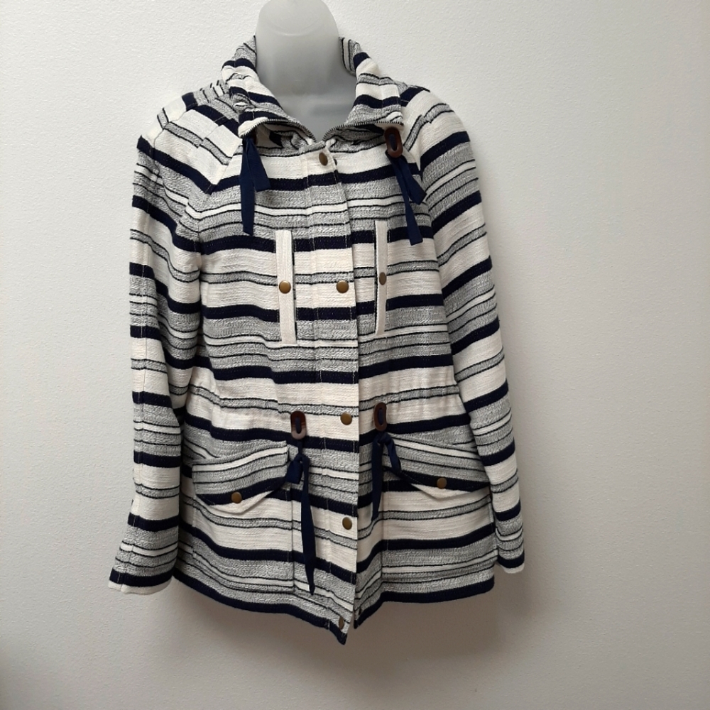 Loft Breton Anorak Nautical Striped Jacket BNWOT